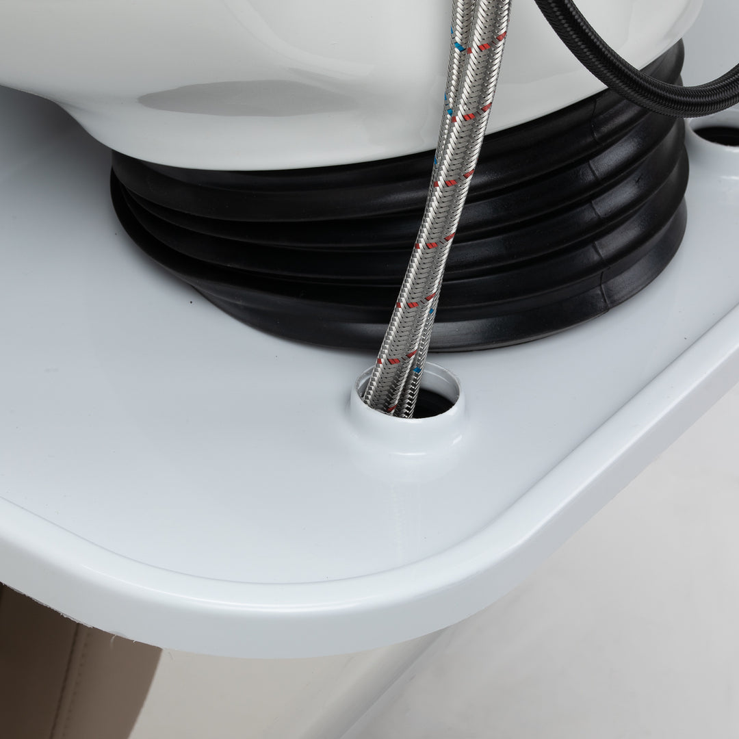 Lavacabezas Gabbiano Ines con Masaje y Reposapiés Eléctrico Beige - imagen 16