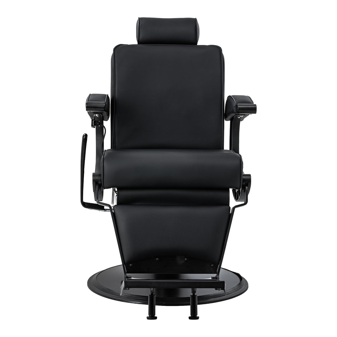 Sillón de Barberia Gabbiano Continental con Masaje Negro - imagen 2