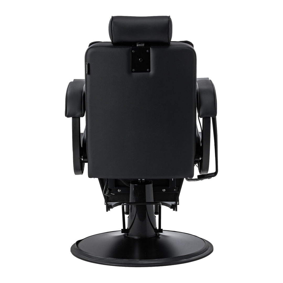 Sillón de Barberia Gabbiano Continental con Masaje Negro - imagen 3