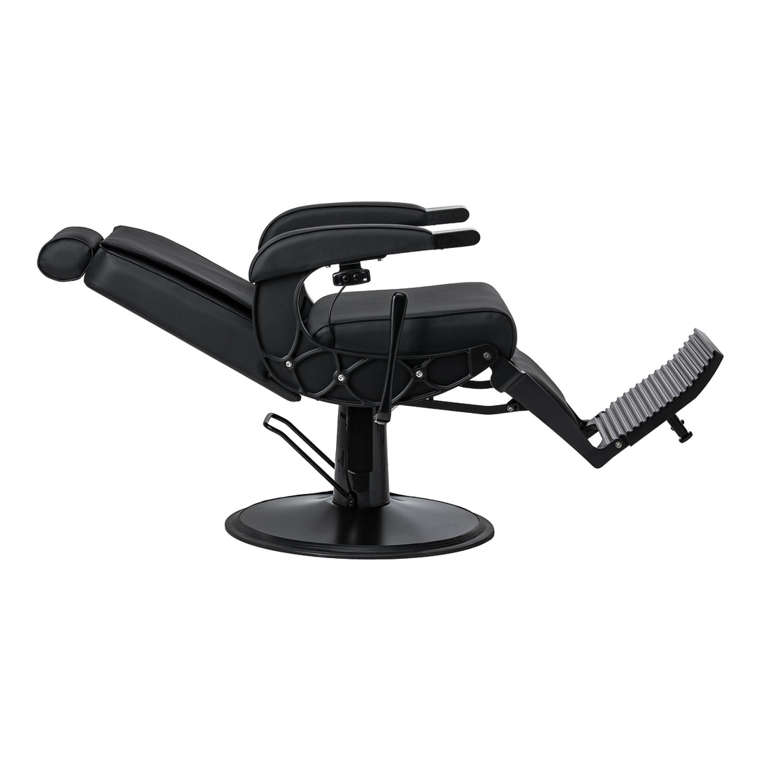 Sillón de Barberia Gabbiano Continental con Masaje Negro - imagen 5