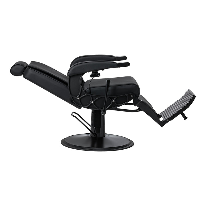 Sillón de Barberia Gabbiano Continental con Masaje Negro - imagen 5