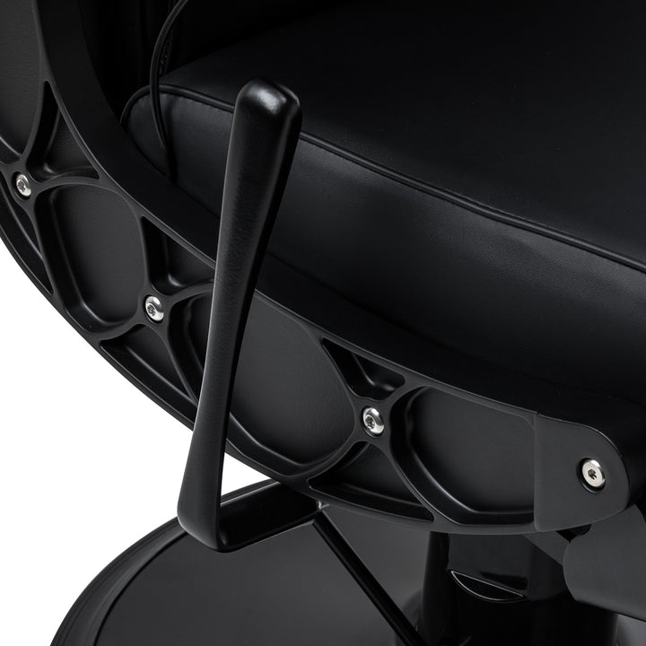Sillón de Barberia Gabbiano Continental con Masaje Negro - imagen 7