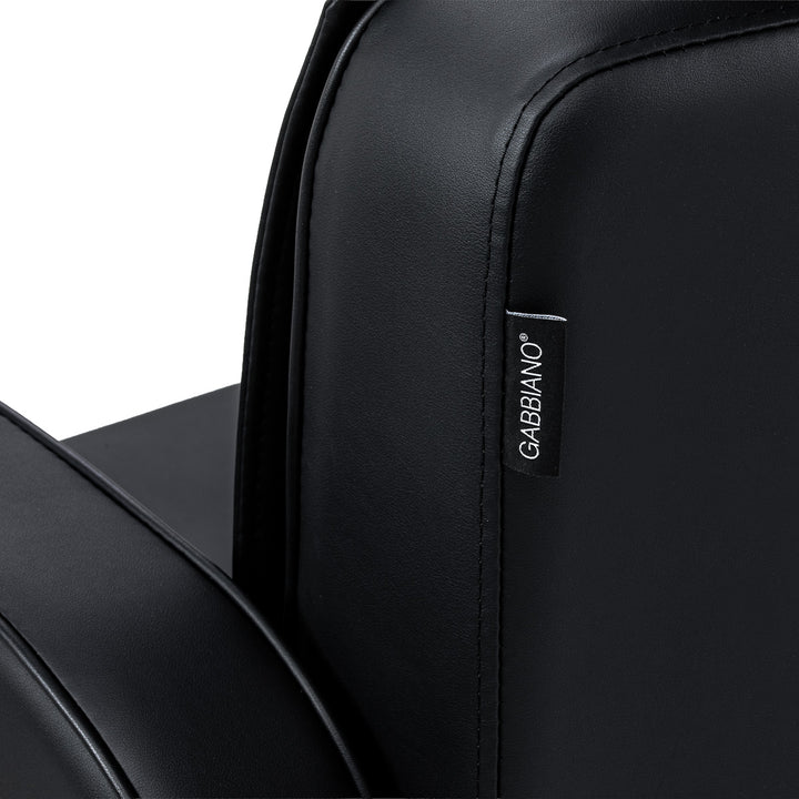 Sillón de Barberia Gabbiano Continental con Masaje Negro - imagen 18