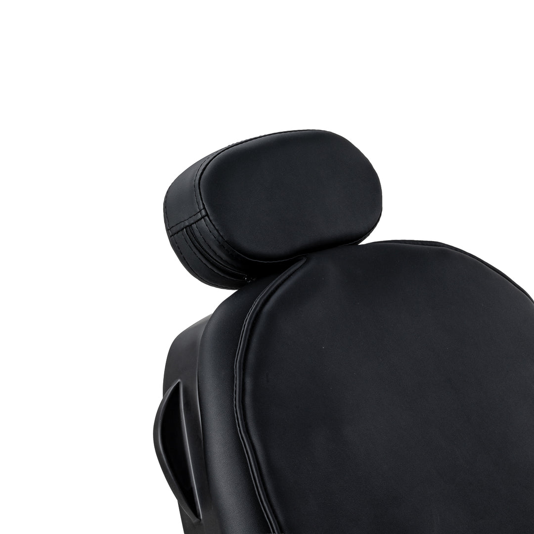Sillón de Barberia Gabbiano Francesco con Masaje Negro-Negro - imagen 14