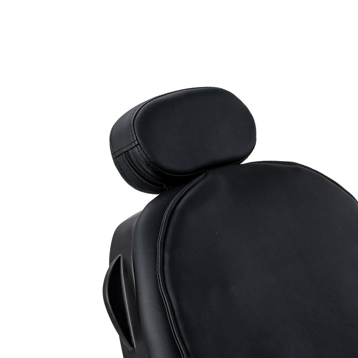 Sillón de Barberia Gabbiano Francesco con Masaje Negro-Negro - imagen 14