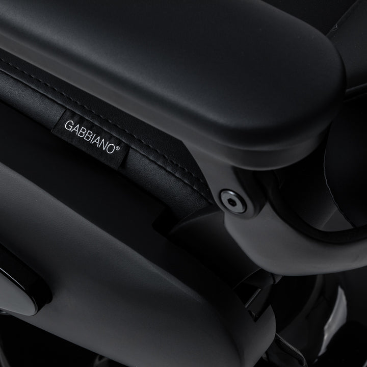 Sillón de Barberia Gabbiano Francesco con Masaje Negro-Negro - imagen 16