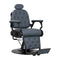 Sillón de barbero Gabbiano Francesco Grafito-Negro