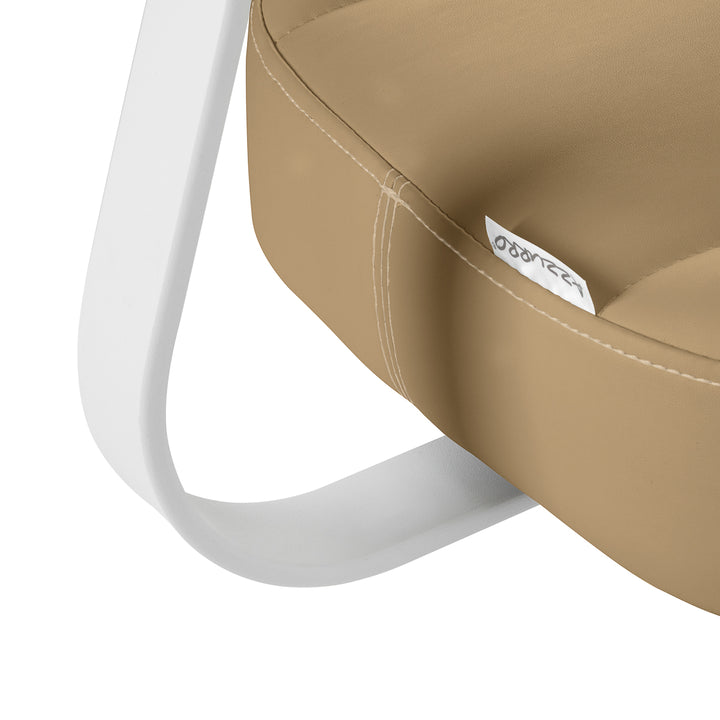 Taburete con Ruedas y Respaldo Azzurro 156F Bump-Up Beige - imagen 6