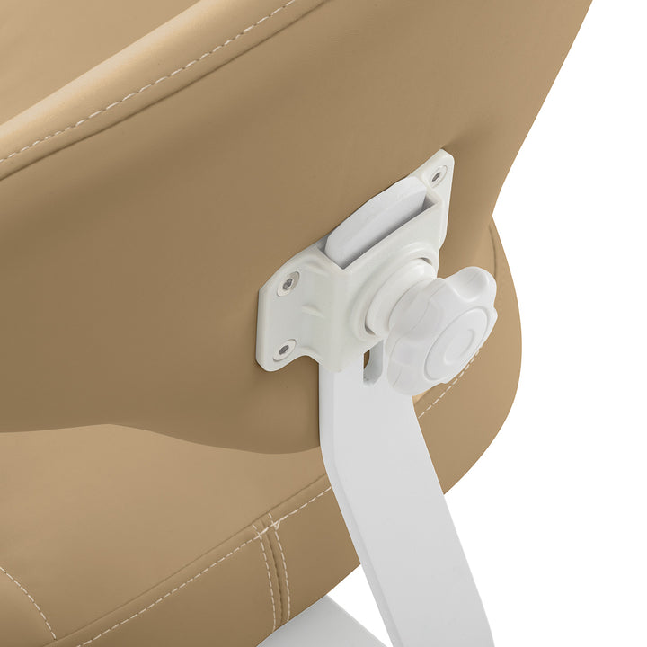 Taburete con Ruedas y Respaldo Azzurro 156F Bump-Up Beige - imagen 7