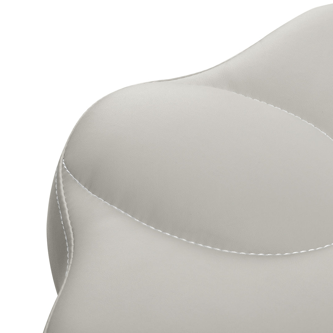 Taburete con Ruedas y Respaldo Azzurro 156F Bump-Up Gris - imagen 5