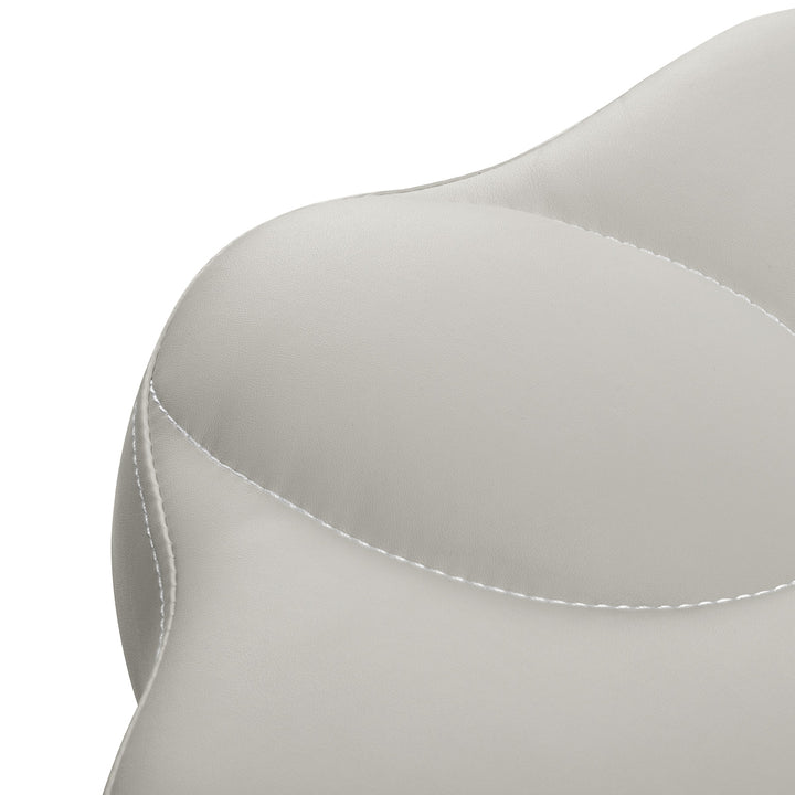 Taburete con Ruedas y Respaldo Azzurro 156F Bump-Up Gris - imagen 5