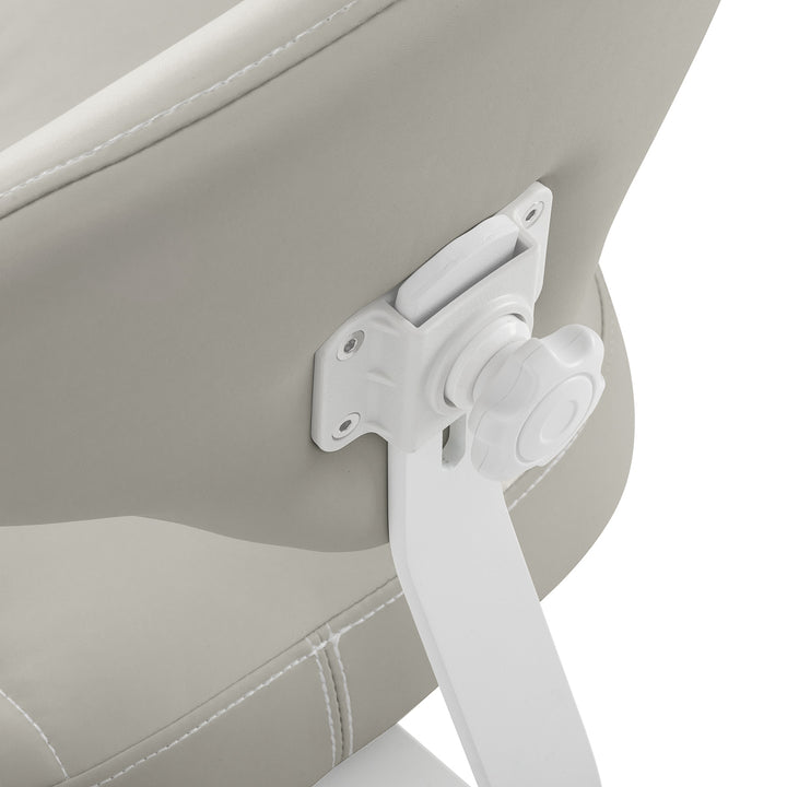 Taburete con Ruedas y Respaldo Azzurro 156F Bump-Up Gris - imagen 7