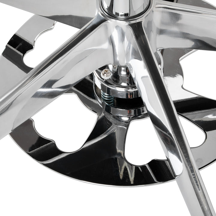 Taburete con Ruedas y Respaldo Azzurro 156F Bump-Up Gris - imagen 8