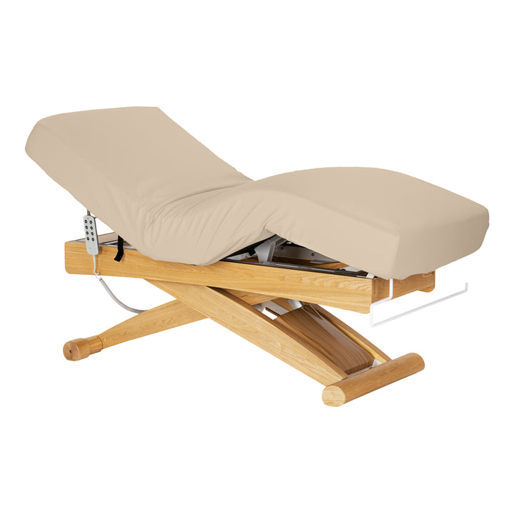 Camilla de masaje eléctrica Sillon Siesta Beige-Marrón claro