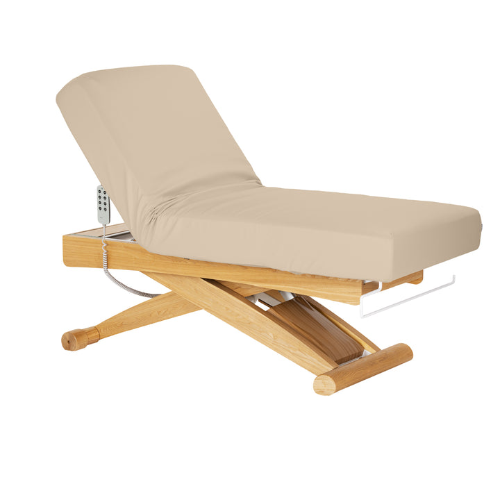 Camilla de masaje eléctrica Sillon Siesta Beige-Marrón claro - imagen 3