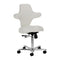 Taburete con Ruedas y Respaldo Azzurro Special 152 Gris