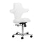 Taburete con Ruedas y Respaldo Azzurro Special 152 Blanco nieve