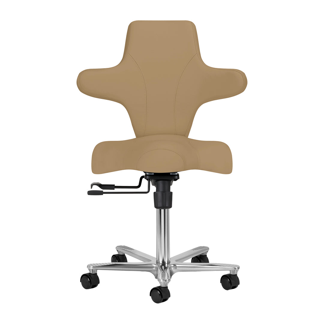 Taburete con Ruedas y Respaldo Azzurro Special 152 Beige - imagen 2