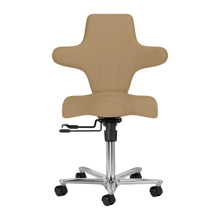 Taburete con Ruedas y Respaldo Azzurro Special 152 Beige - imagen 2