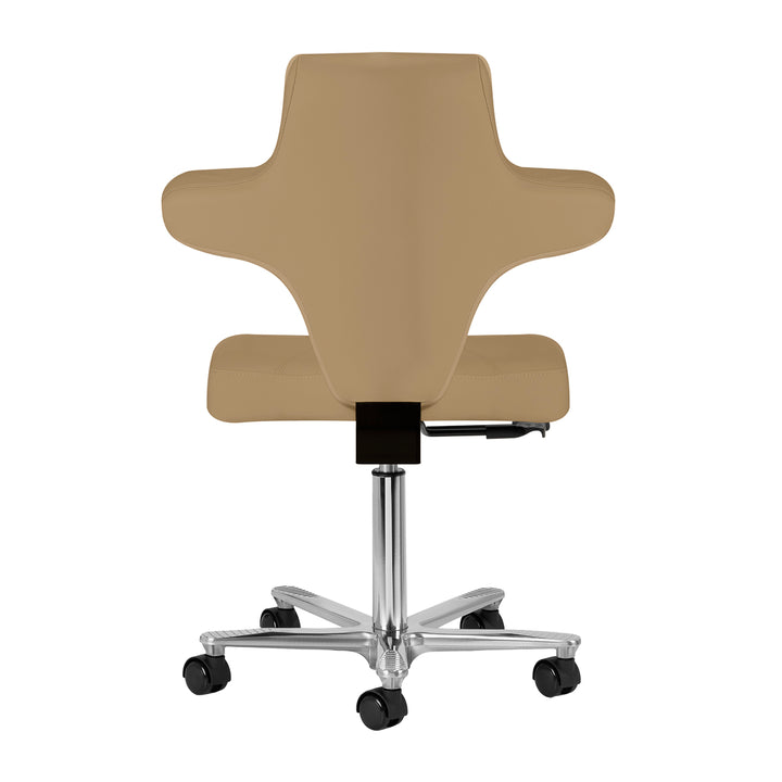 Taburete con Ruedas y Respaldo Azzurro Special 152 Beige - imagen 3