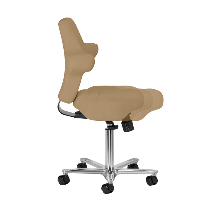 Taburete con Ruedas y Respaldo Azzurro Special 152 Beige - imagen 5