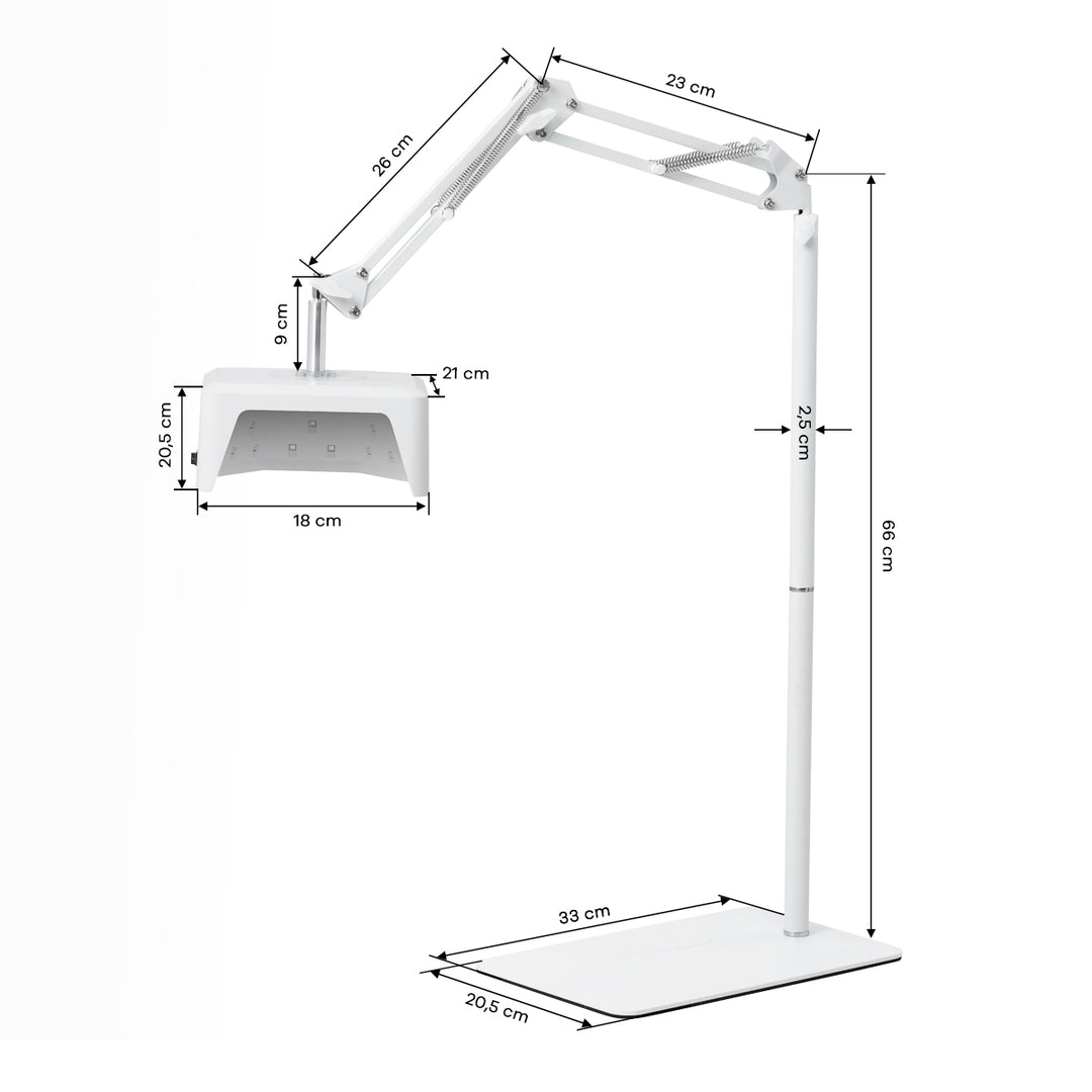 Lámpara Uñas UV LED con Trípode Glow 112 48W Blanco - imagen 7