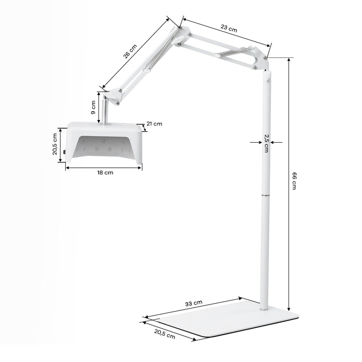Lámpara Uñas UV LED con Trípode Glow 112 48W Blanco - imagen 7