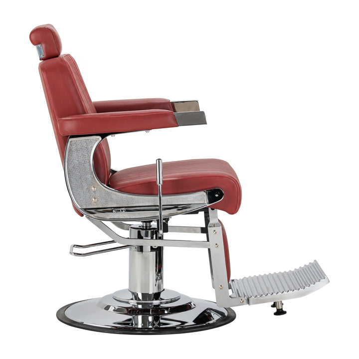 Sillón de Barberia Gabbiano Visionerio+ Rojo - imagen 2