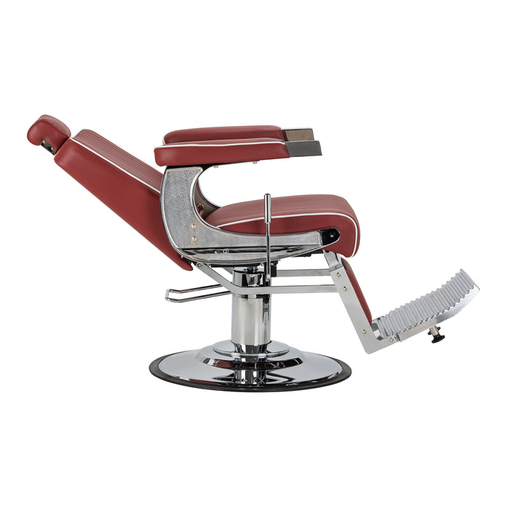 Sillón de Barberia Gabbiano Visionerio+ Rojo - imagen 3
