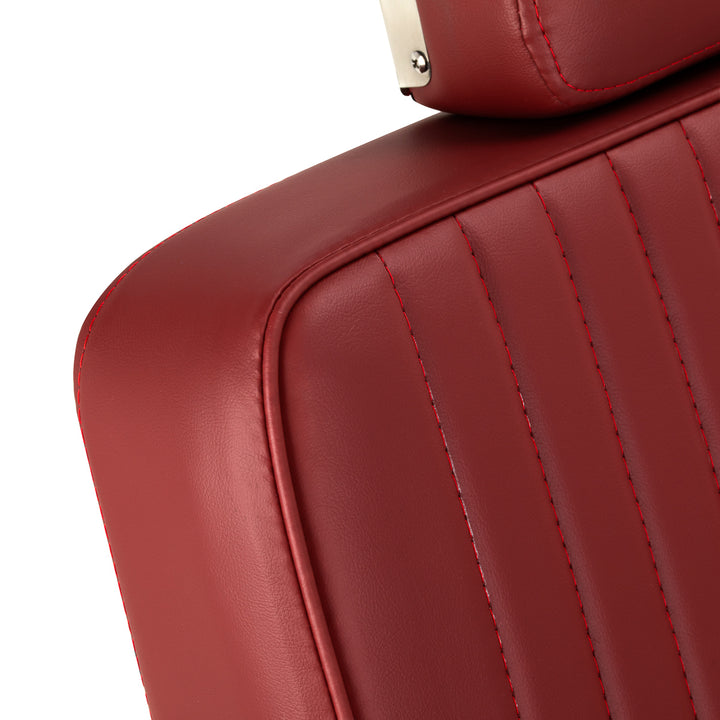 Sillón de Barberia Gabbiano Visionerio+ Rojo - imagen 7
