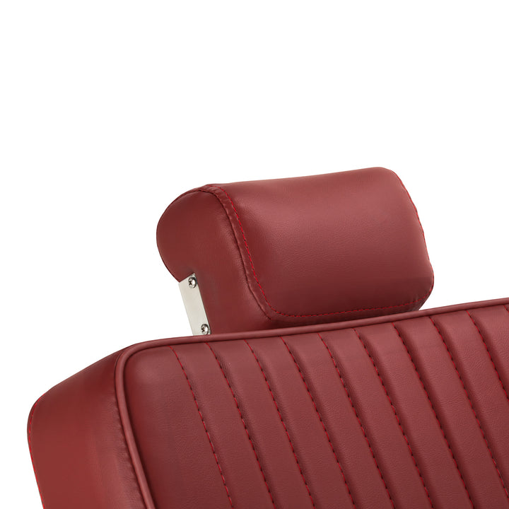 Sillón de Barberia Gabbiano Visionerio+ Rojo - imagen 10