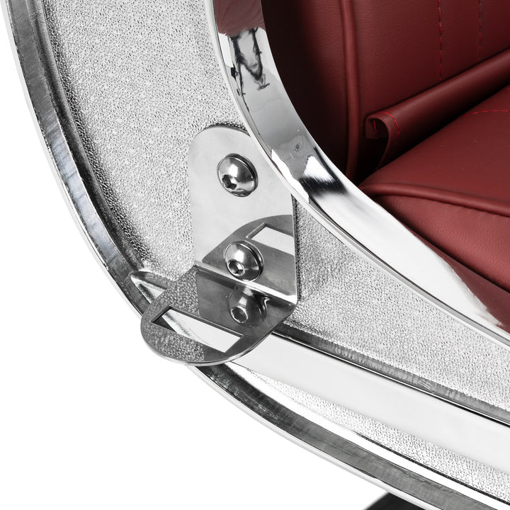 Sillón de Barberia Gabbiano Visionerio+ Rojo - imagen 12