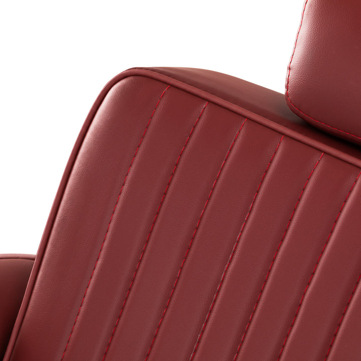 Sillón de Barberia Gabbiano Visionerio+ Rojo - imagen 13