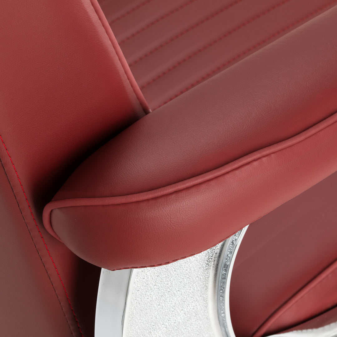 Sillón de Barberia Gabbiano Visionerio+ Rojo - imagen 15