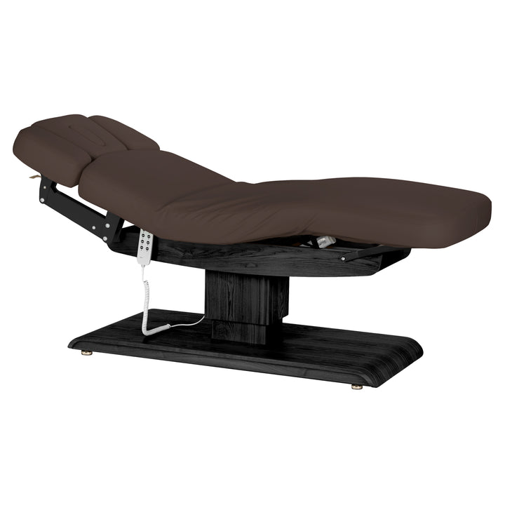 Camilla de masaje eléctrica Sillon Relax Marrón oscuro-Negro