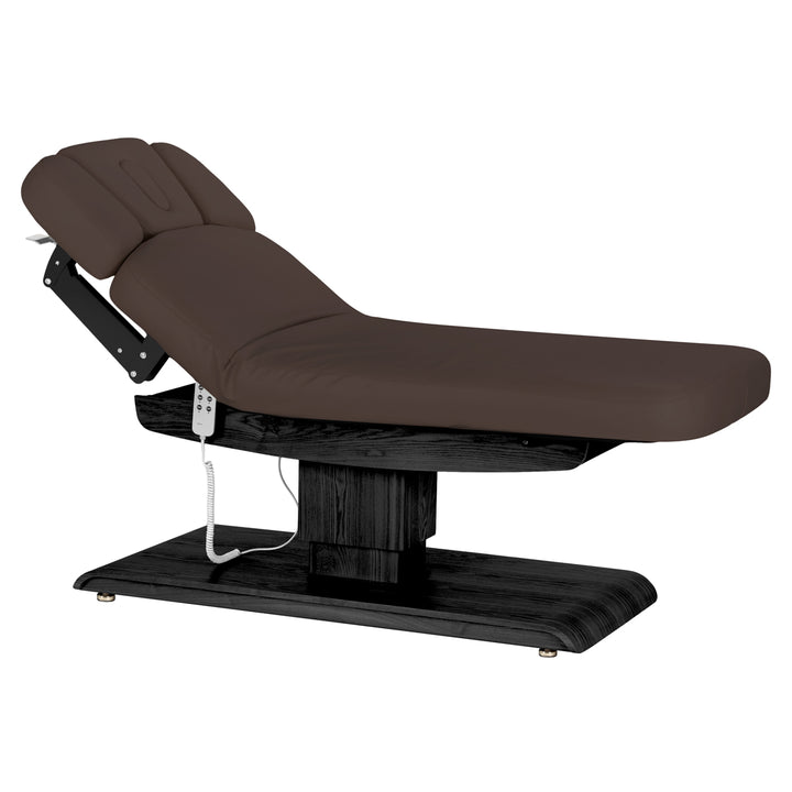 Camilla de masaje eléctrica Sillon Relax Marrón oscuro-Negro - imagen 2