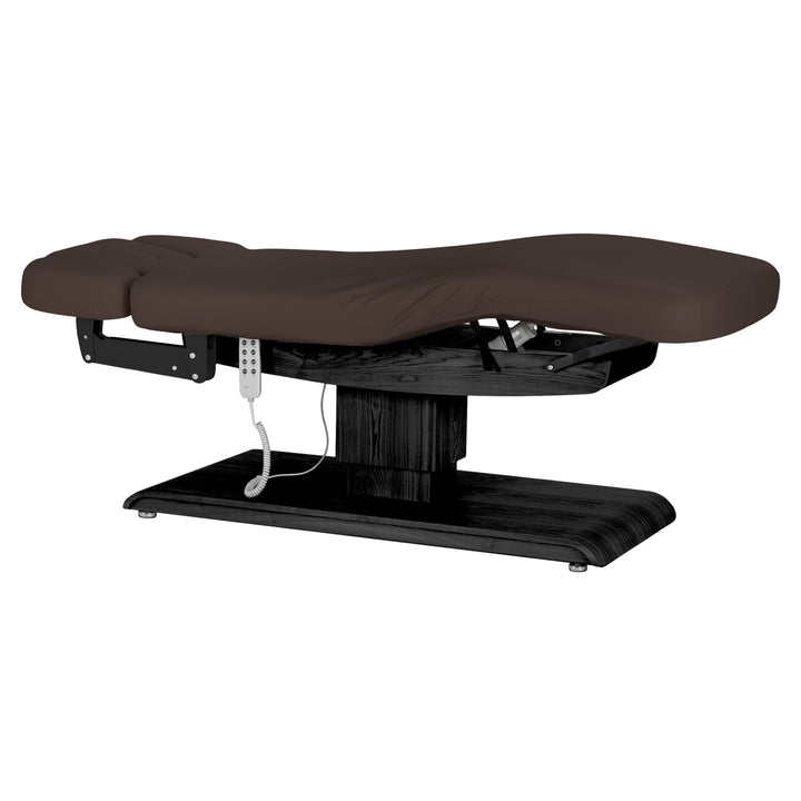 Camilla de masaje eléctrica Sillon Relax Marrón oscuro-Negro - imagen 3