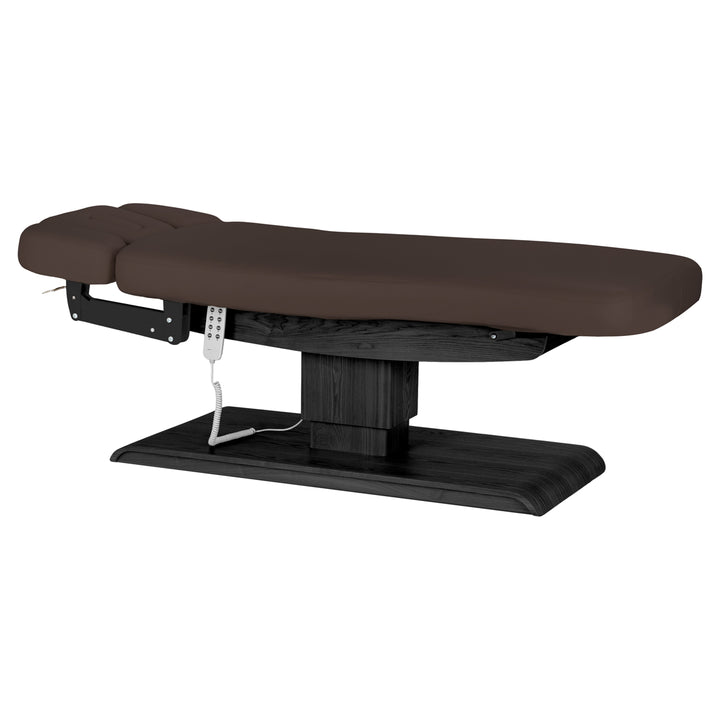 Camilla de masaje eléctrica Sillon Relax Marrón oscuro-Negro - imagen 4