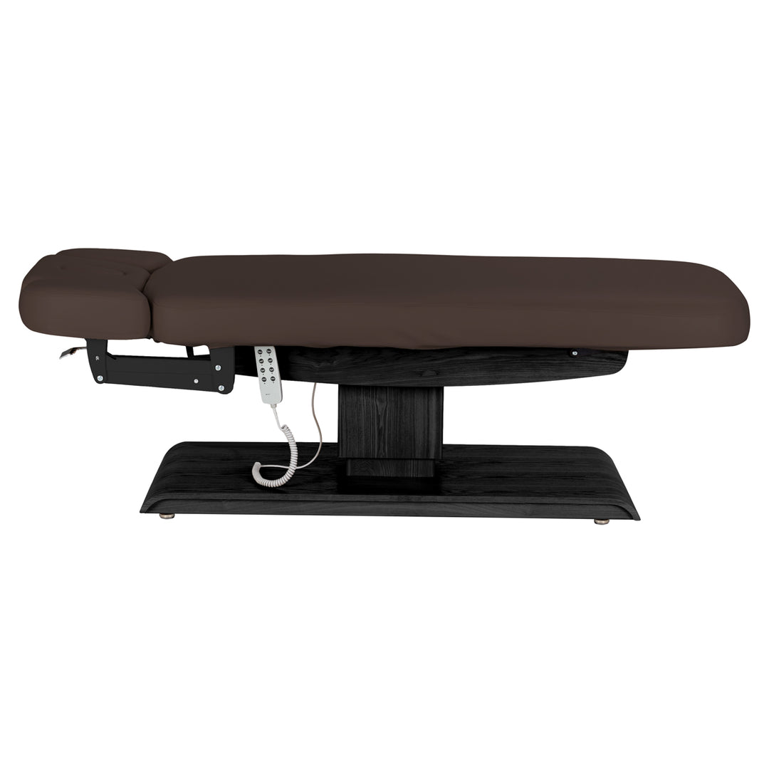 Camilla de masaje eléctrica Sillon Relax Marrón oscuro-Negro - imagen 5