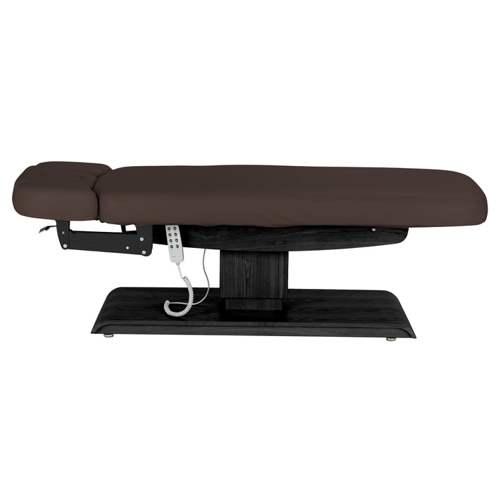 Camilla de masaje eléctrica Sillon Relax Marrón oscuro-Negro - imagen 5