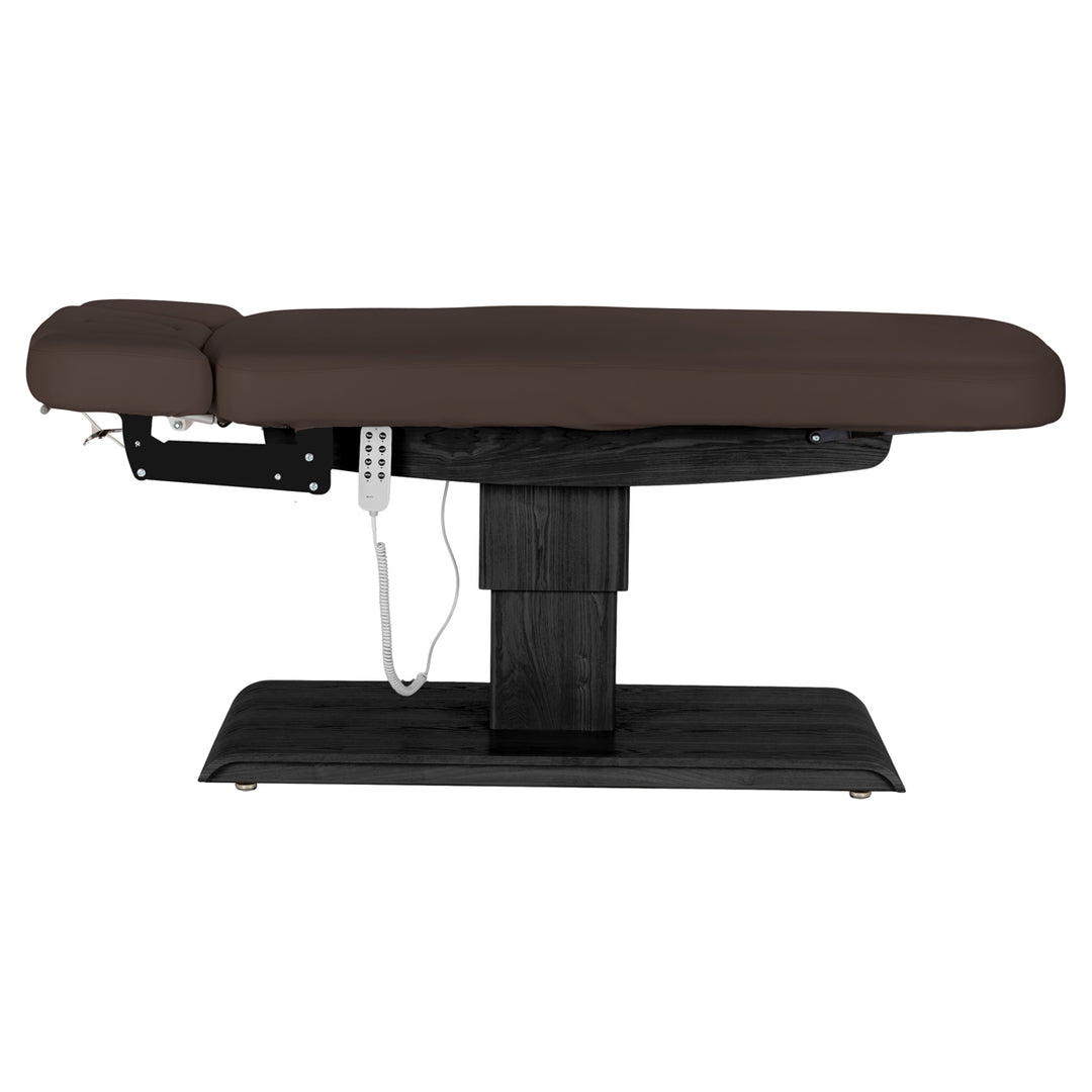 Camilla de masaje eléctrica Sillon Relax Marrón oscuro-Negro - imagen 6