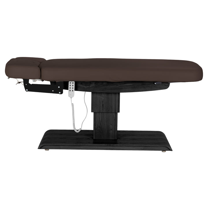 Camilla de masaje eléctrica Sillon Relax Marrón oscuro-Negro - imagen 6