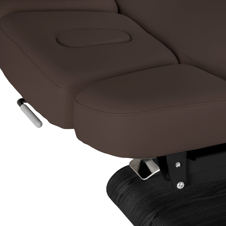 Camilla de masaje eléctrica Sillon Relax Marrón oscuro-Negro - imagen 9