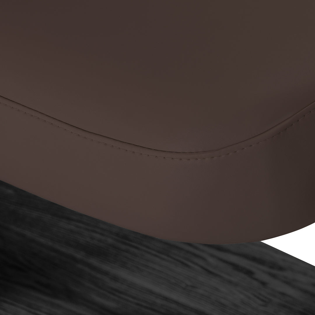 Camilla de masaje eléctrica Sillon Relax Marrón oscuro-Negro - imagen 10