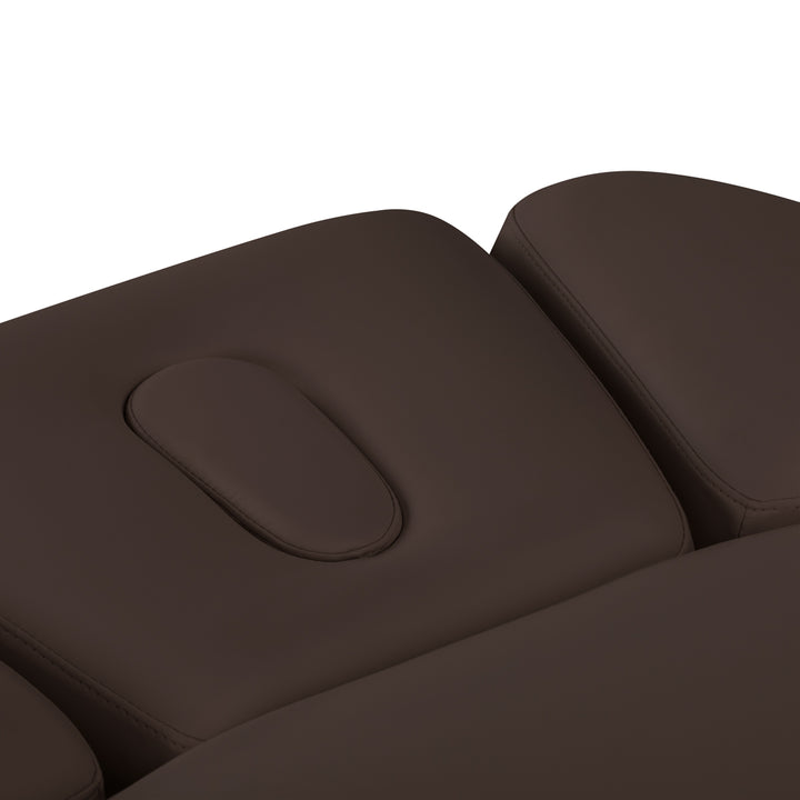 Camilla de masaje eléctrica Sillon Relax Marrón oscuro-Negro - imagen 11