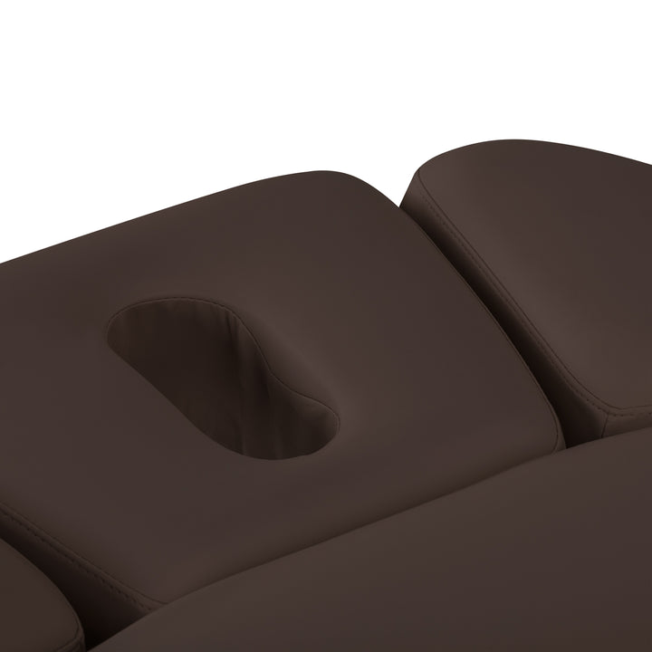 Camilla de masaje eléctrica Sillon Relax Marrón oscuro-Negro - imagen 12