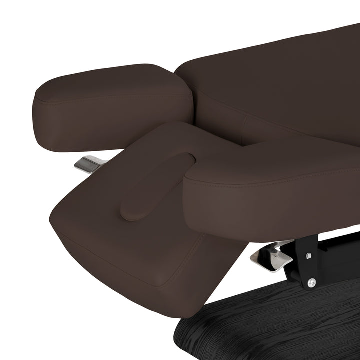 Camilla de masaje eléctrica Sillon Relax Marrón oscuro-Negro - imagen 14