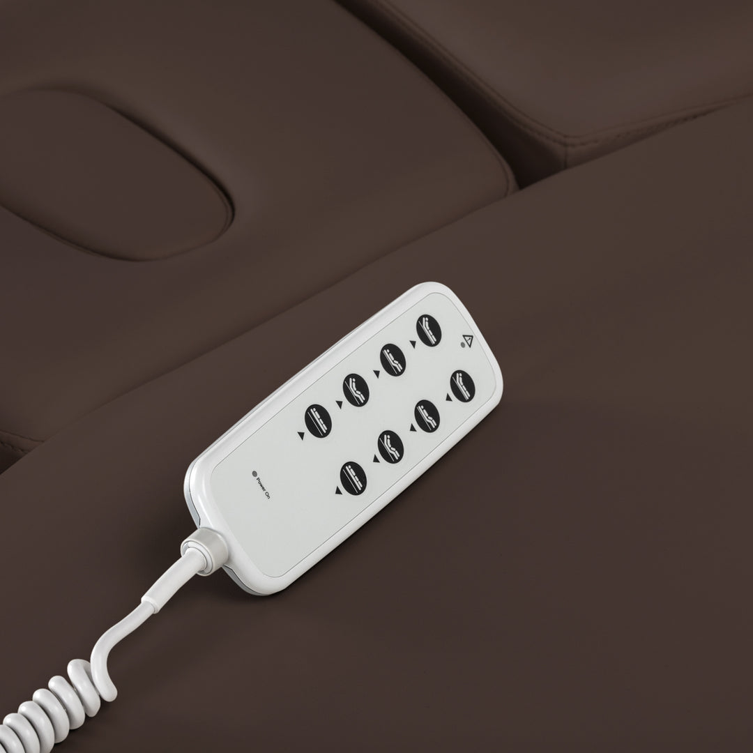 Camilla de masaje eléctrica Sillon Relax Marrón oscuro-Negro - imagen 17