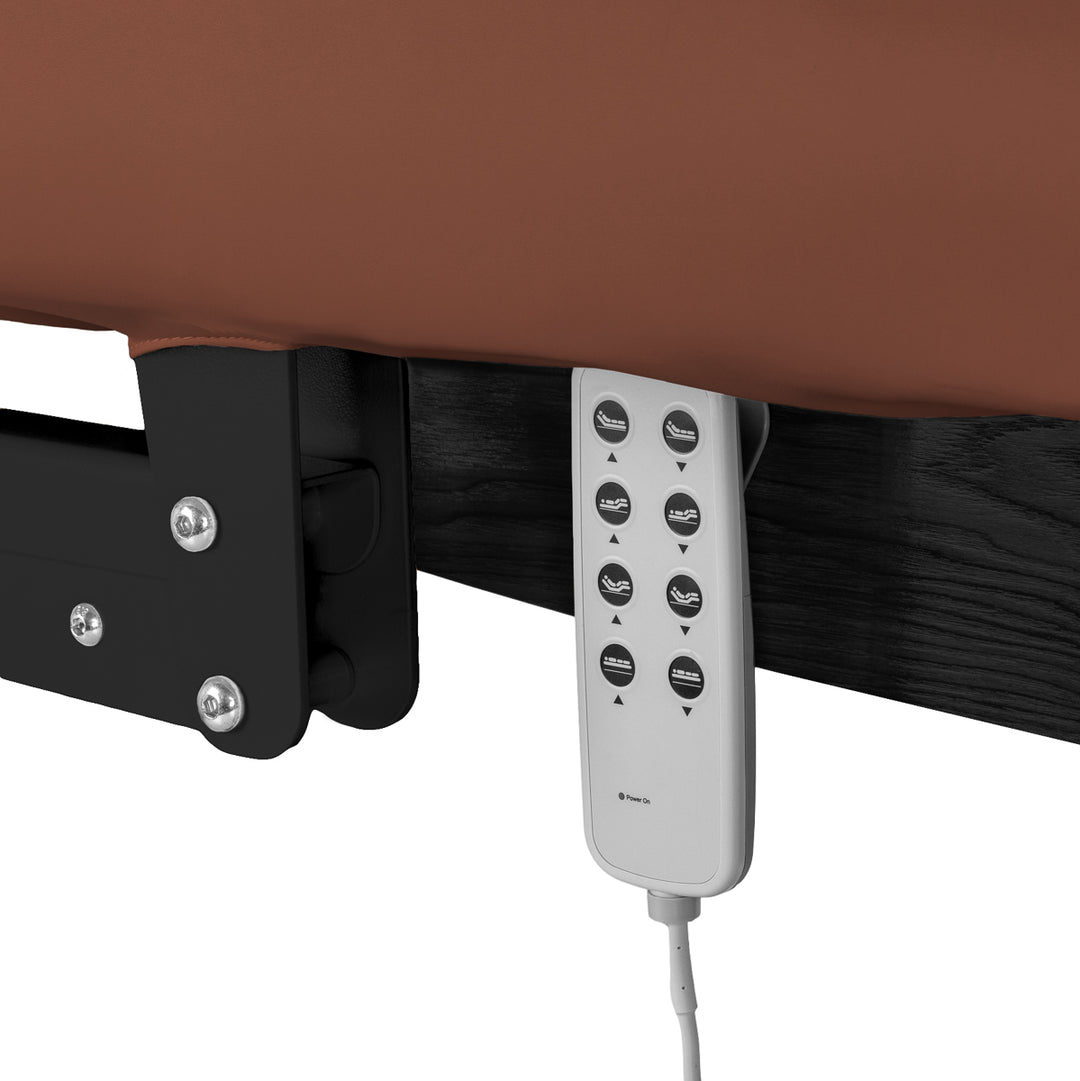 Camilla de masaje eléctrica Sillon Relax Marrón-Negro - imagen 7