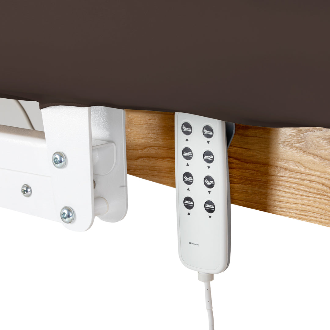 Camilla de masaje eléctrica Sillon Relax Marrón oscuro-Marrón claro - imagen 7